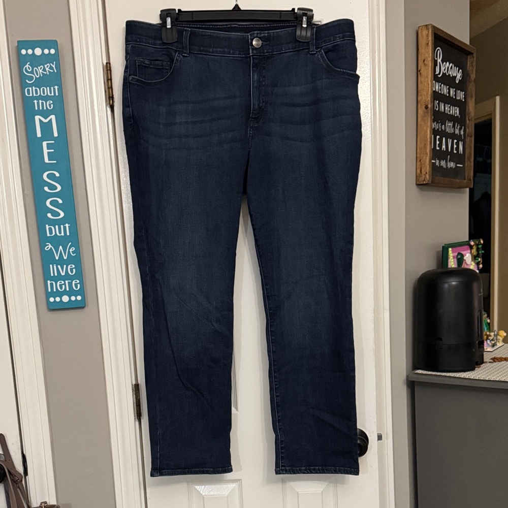 Lee Women's Dark Indigo Straight Leg Jeans